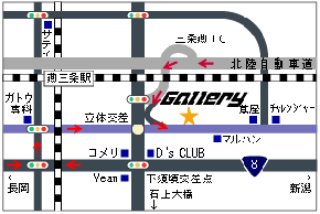 ギャラリィ新潟本店MAP